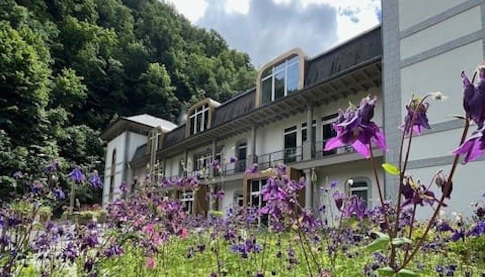 Vue extérieure du batiment des Thermes